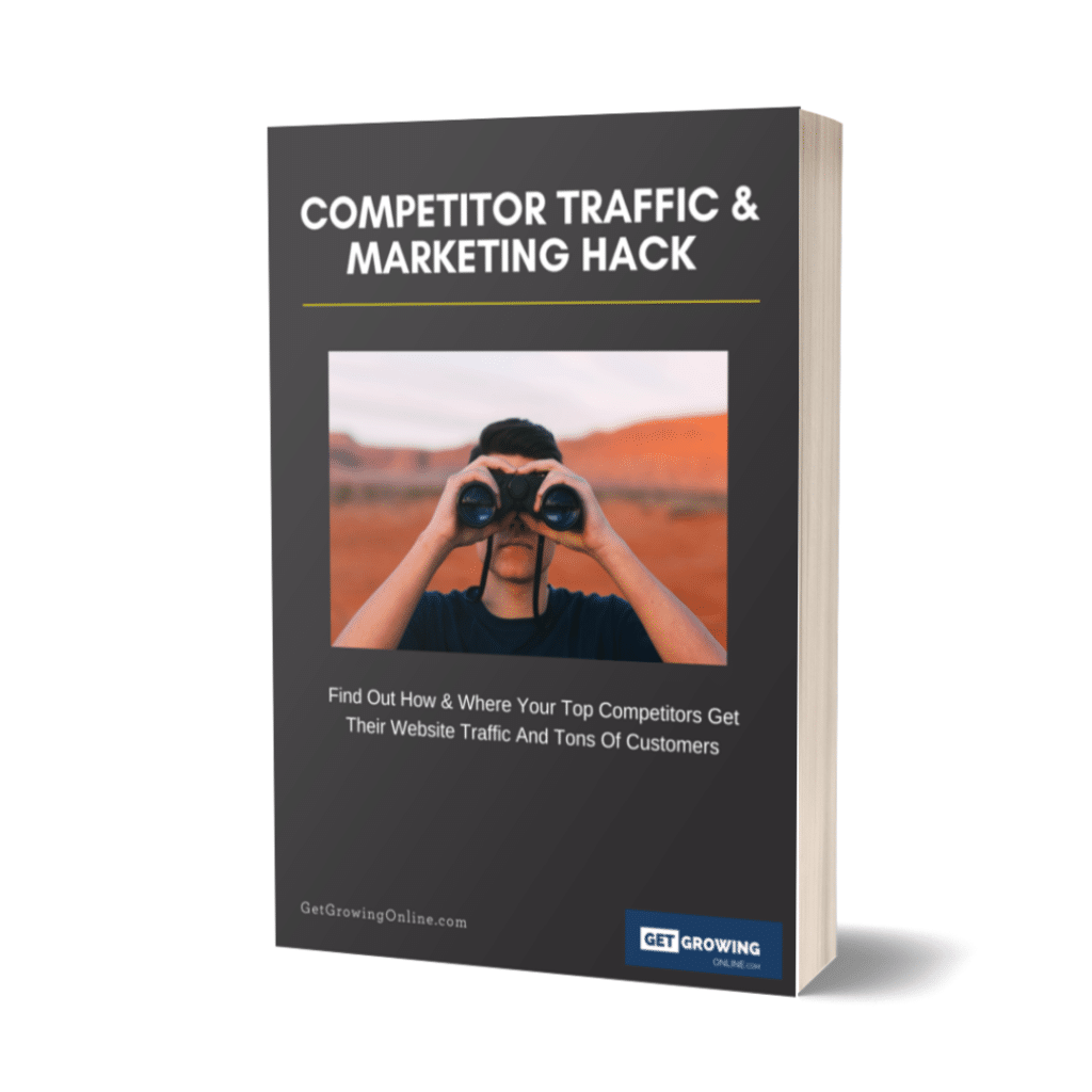 Competitor traffic and marketing hack Online entrepreneurs competitor growth hacking guide by Aaron Henriques